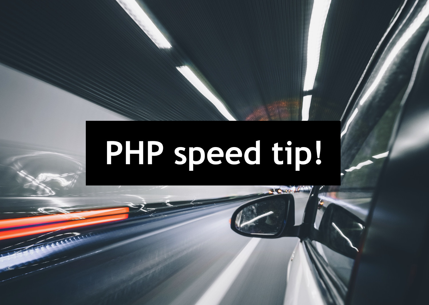 How I improved the performance of my big PHP web project